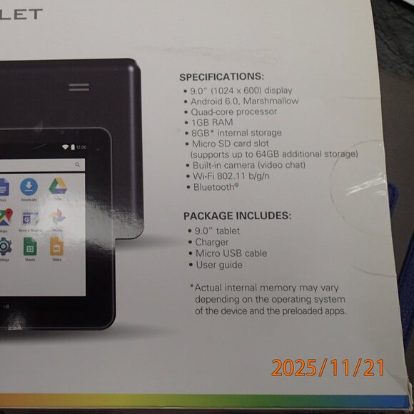 Polaroid 9" Tablet P909 - Picture 10 of 10